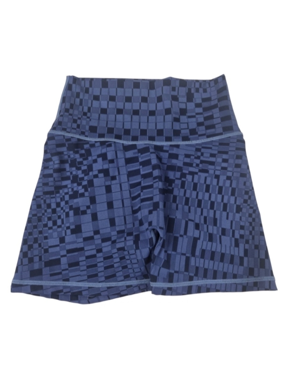 OFFLINE by Aerie Womens Blue Geometric Patchwork Bike Shorts Size M